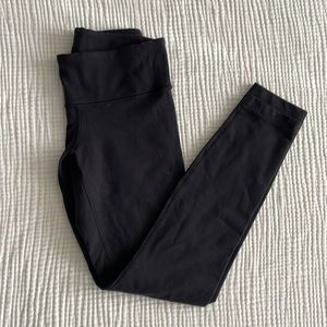 Lululemon Black Wunder Under Leggings